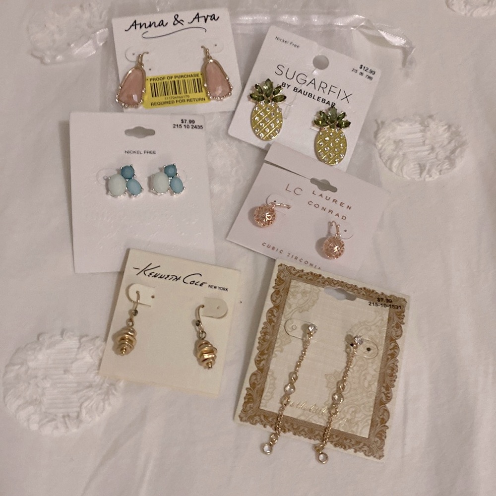 NWT Earrings. Bundle of 6